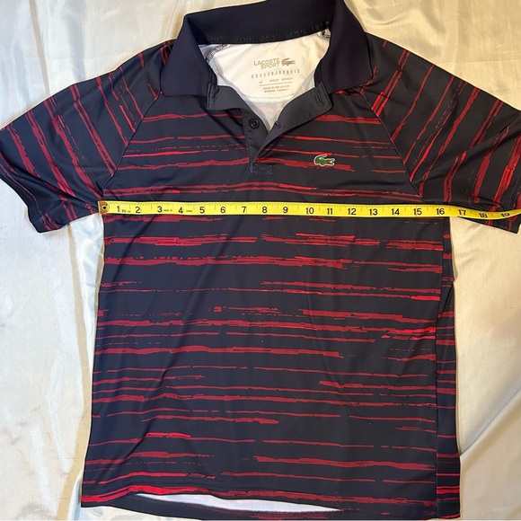 LaCoste navy and red polo - Picture 7 of 8